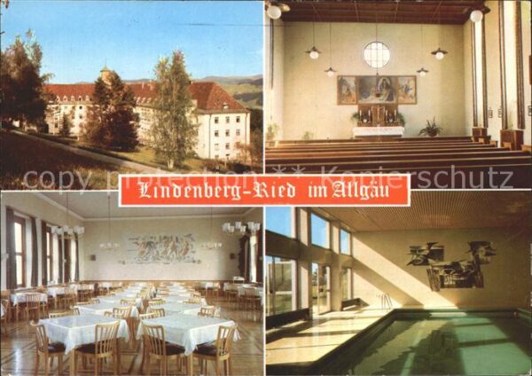 Lindenberg Allgaeu Kurklinik Ried Kapelle Speisesaal Halle