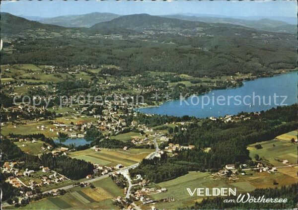 Velden Woerthersee Fliegeraufnahme