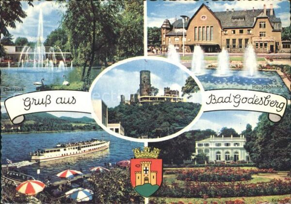 Bad Godesberg Stadtpark Hauptbahnhof Fahrgastschiff R