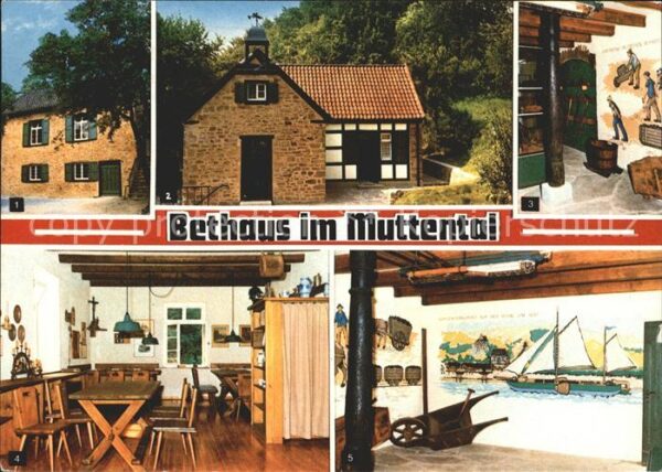 Witten Ruhr Bethaus im Muttental Strassenansicht Fa