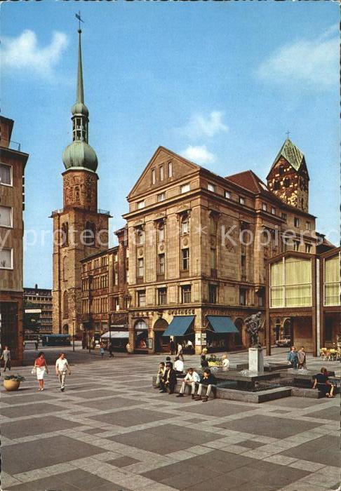 Dortmund Reinoldikirche mit Bl?serbrunnen