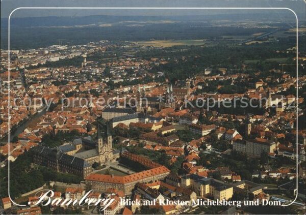 Bamberg Kloster Michelsberg und Dom Fliegeraufn