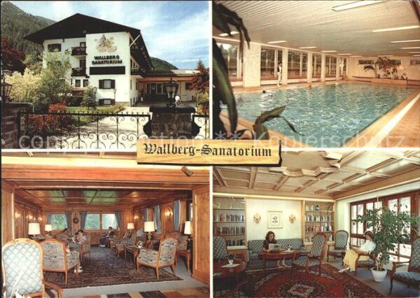 Rottach-Egern Wallberg Sanatorium Hallenbad Gastraum