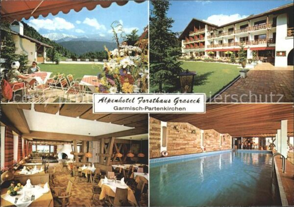 Garmisch-Partenkirchen Alpenhotel Forsthaus Graseck Terrasse G