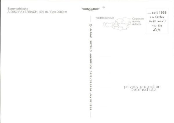 Payerbach mit Rax Fliegeraufnahme – Bild 2