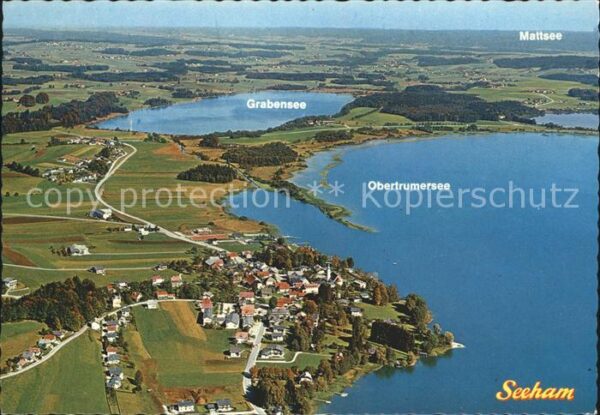 Seeham mit Grabensee Mattsee und Obertrumersee