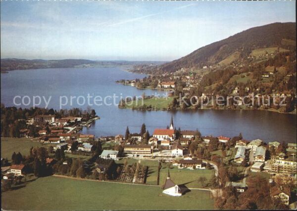 Rottach-Egern am Tegernsee Fliegeraufnahme