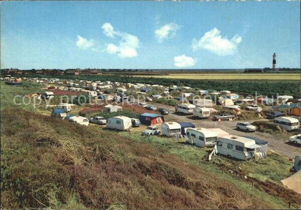 Kampen Sylt Nordseebad Campingplatz Leuchtturm