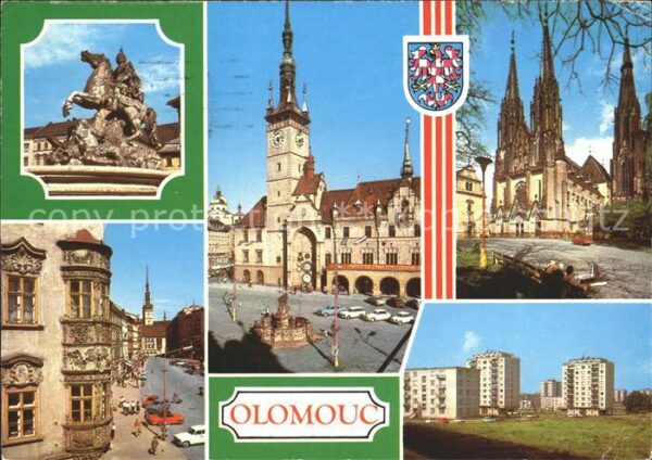 Olomouc Caesarova kasna Radnice Svatovaclyvsky