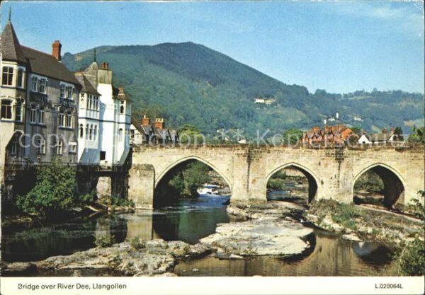 Llangollen Bridge over River Dee