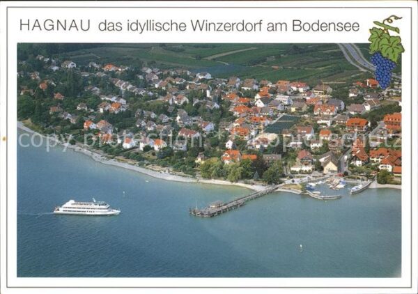 Hagnau Bodensee Fähre Anleger Fliegeraufnahme