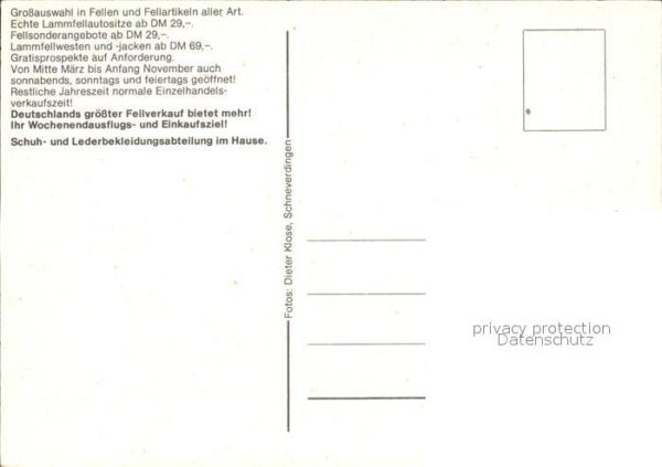 Schneverdingen Norddt Fellcenter Ortwin Müller Weinfas – Bild 2