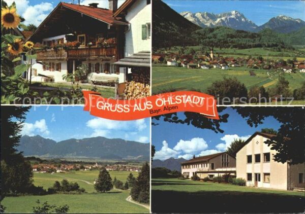 Ohlstadt Panorama Oberbayr Bauernhaus Kuranstalt