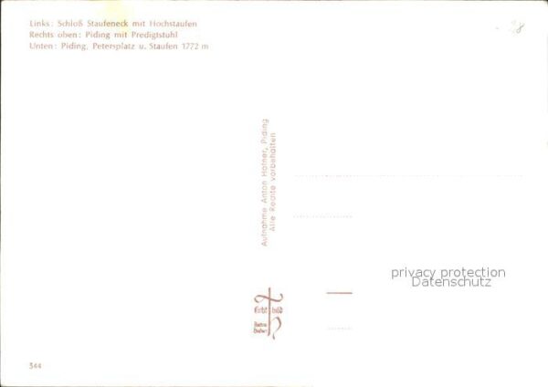 Piding Schloss Staufeneck mit Hochstaufen Pidi – Bild 2