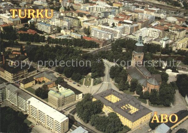 Turku Abo Fliegeraufnahme