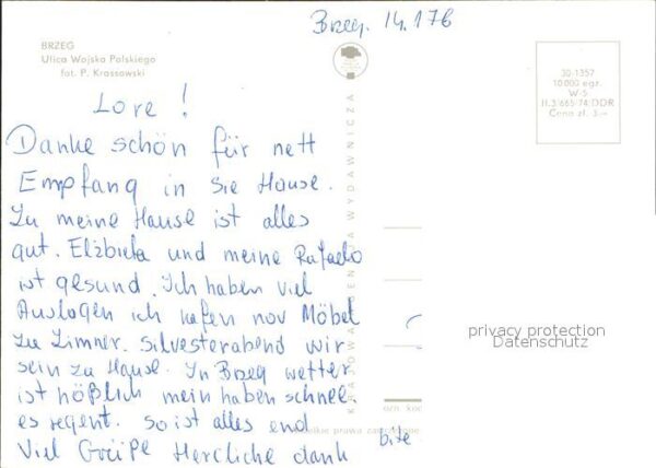 Brzeg Brieg Schlesien Ulica Wajska Polskiego – Bild 2