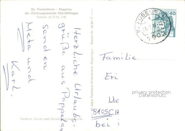 Pappelau Ev Freizeitheim der Christusgemeinde Ul – Bild 2