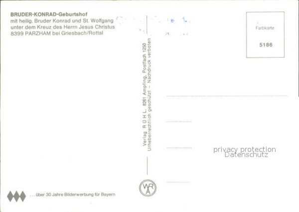 Parzham Niederbayern Bruder Konrad Geburtshof mit Hl Bruder – Bild 2