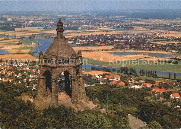 Porta Westfalica Kaiser Wilhelm Denkmal auf dem Wittekin