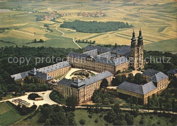 Staffelstein Schloss Banz Fliegeraufnahme