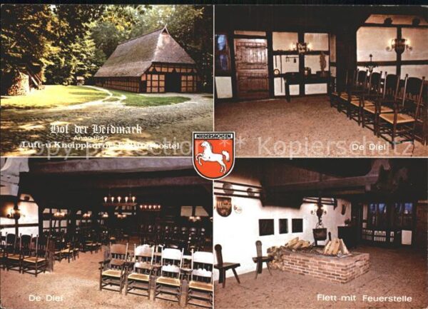 Fallingbostel Hof der Heidmark De Diel Flett mit Feue