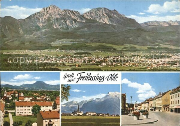 Freilassing Panorama Orts und Teilansichten