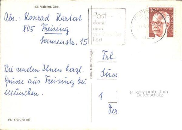 Freising Oberbayern Weihenstephan Kirche Neustift Blick zum – Bild 2