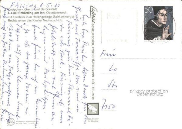 Schaerding mit Höllengebirge und Kloster Neuhaus F – Bild 2
