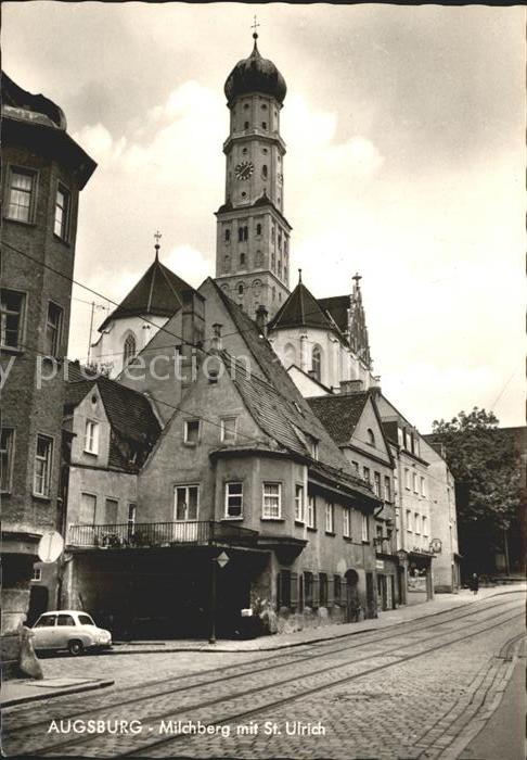 Augsburg Milchberg mit St Ulrich