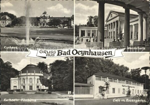 Bad Oeynhausen Kurhaus Fontäne Wandelhalle Kurtheater