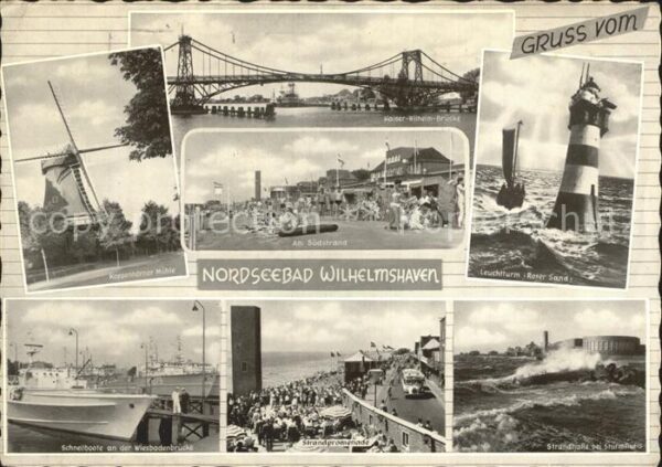 Wilhelmshaven Koppenhörner Mühle Kaiser Wilhelm Brück