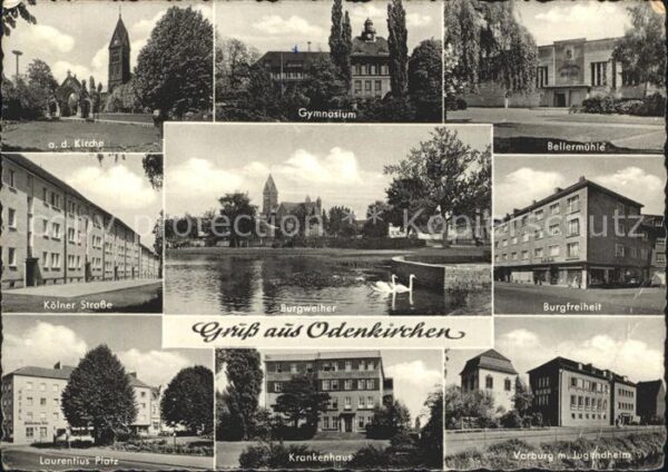 Odenkirchen Kirche Gymnasium Bellermühle Kölner Str
