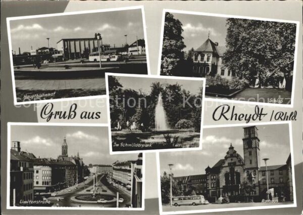 Rheydt Hauptbahnhof Schloss Limitenstrasse Rat