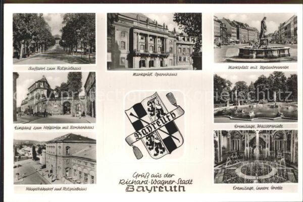 Bayreuth Festspielhaus Auffahrt Opernhaus Marktp