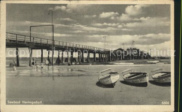 Heringsdorf Ostseebad Usedom Brücke Strand