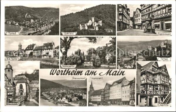 Wertheim Main Totalansicht Schloss Engelsbrunnen