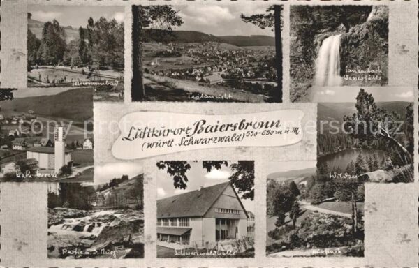 Baiersbronn Schwarzwald Teilansicht Schwarzwaldhalle Katholisch