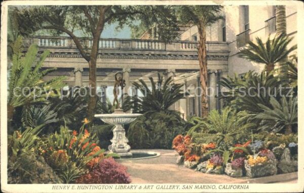 San Marino California Henry E. Huntington Library Art Gallery