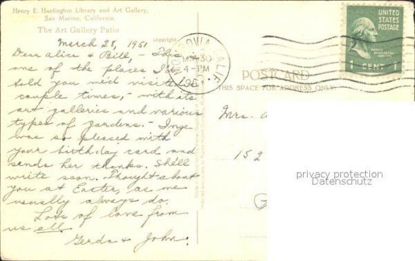San Marino California Henry E. Huntington Library Art Gallery – Bild 2