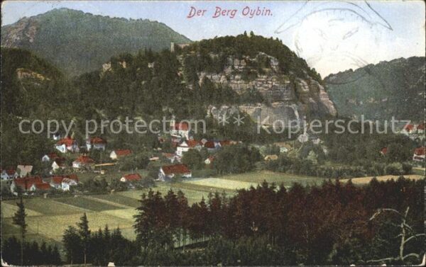 Oybin Berg Dorfansicht