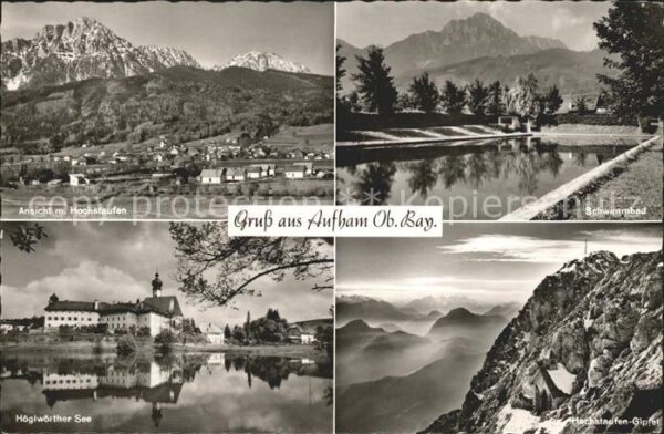 Aufham Anger Hochstaufen Schwimmbad Höglwörther See