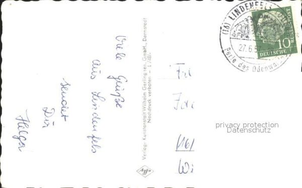 Lindenfels Odenwald Kurgarten Burghof – Bild 2
