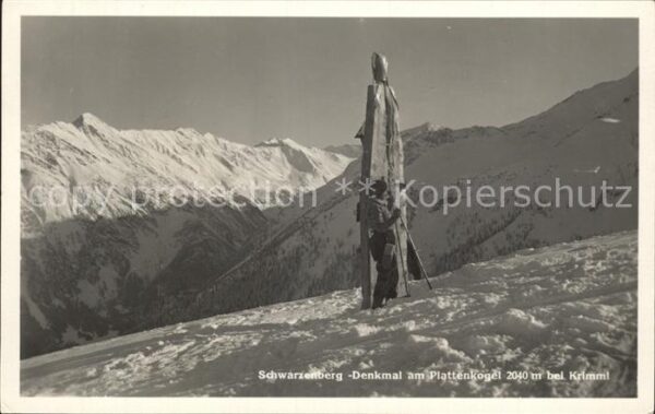 Plattenkogel Schwarzenberg Denkmal