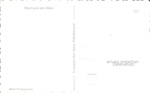 Wertheim Main Schloss Engelsplatz Total – Bild 2