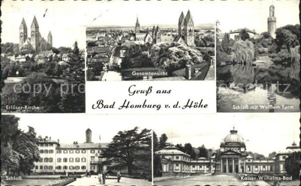 Bad Homburg Schloss Weisser Turm Erlöser- Kirche