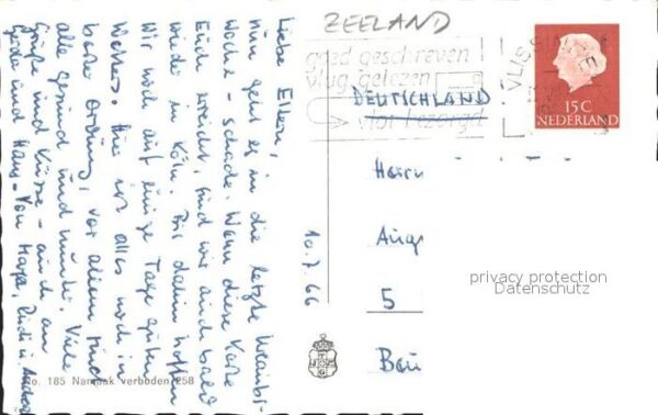 Zeeland Niederlande Meisje in Walchersche dracht – Bild 2