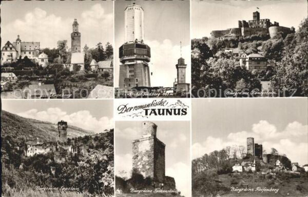 Koenigstein Taunus Burgruine Eppstein Burgruine Falkenstei