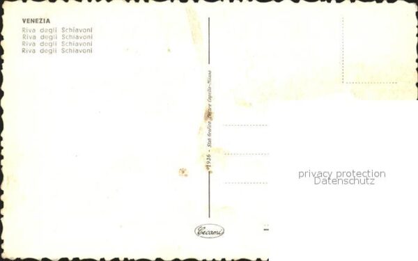 Venezia Venedig Riva degli Schiavoni – Bild 2