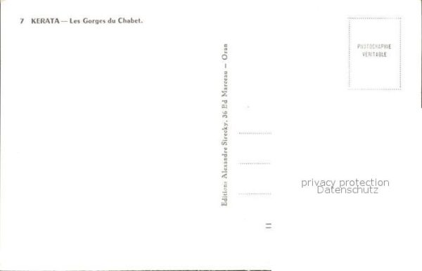 Alger Algerien Kerata Les Gorges du Chabet – Bild 2