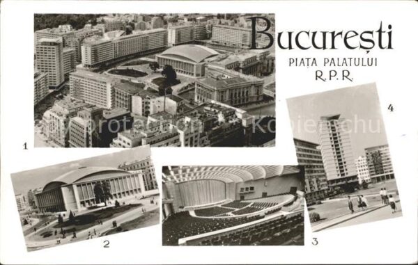 Bucuresti Piata Palatului Vedere generala
